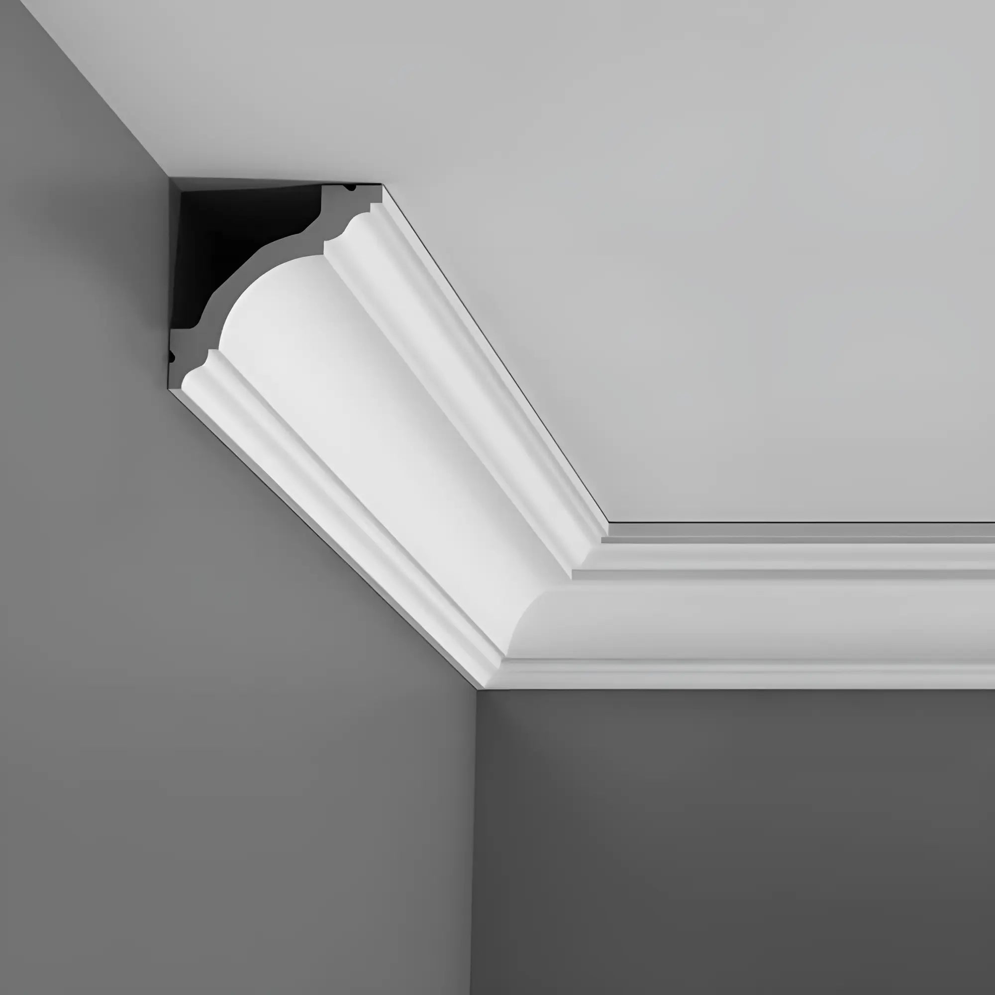 C213 cornice in white  | 80 x 80 x 2000 mm