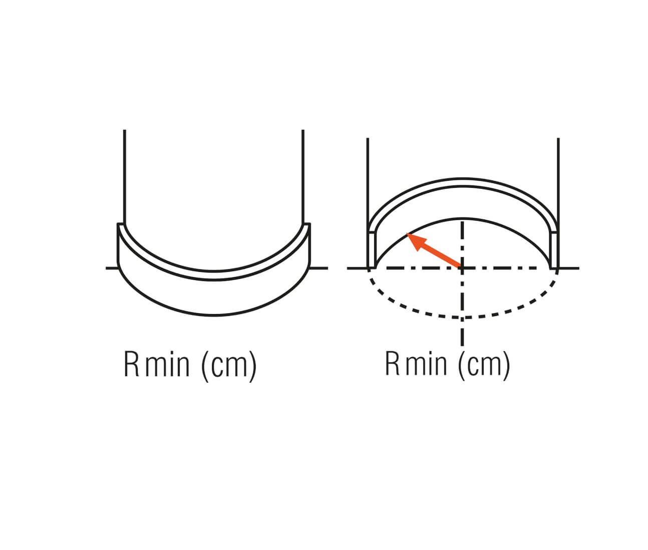 Flexible Sockelleiste SX180F in weiß | 16 x 120 x 2000 mm