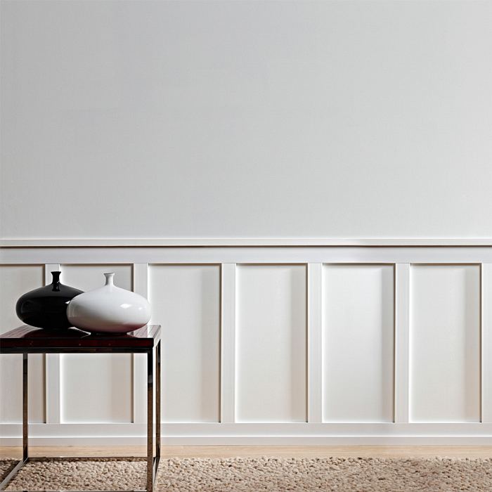 Flexible skirting board SX163F in white | 13 x 102 x 2000 mm