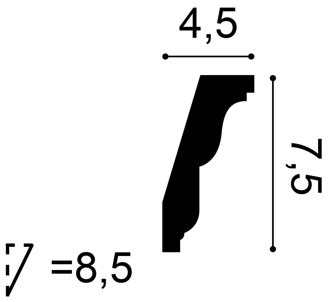 Stuckleiste C212