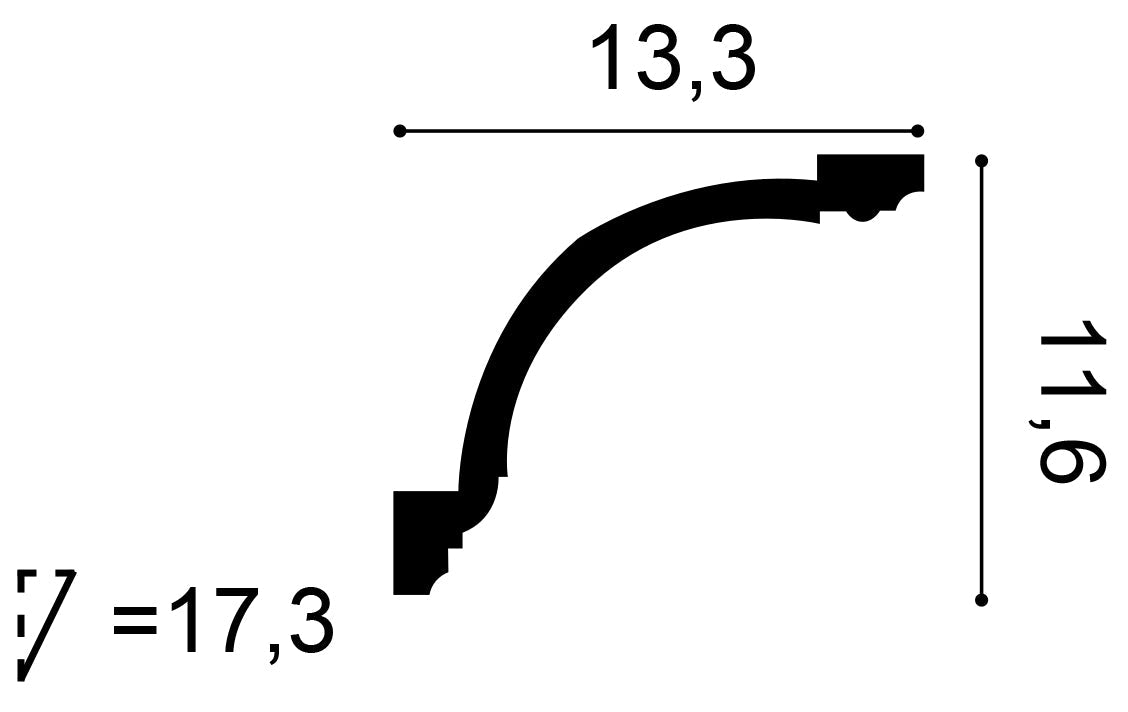 Stuckleiste C216