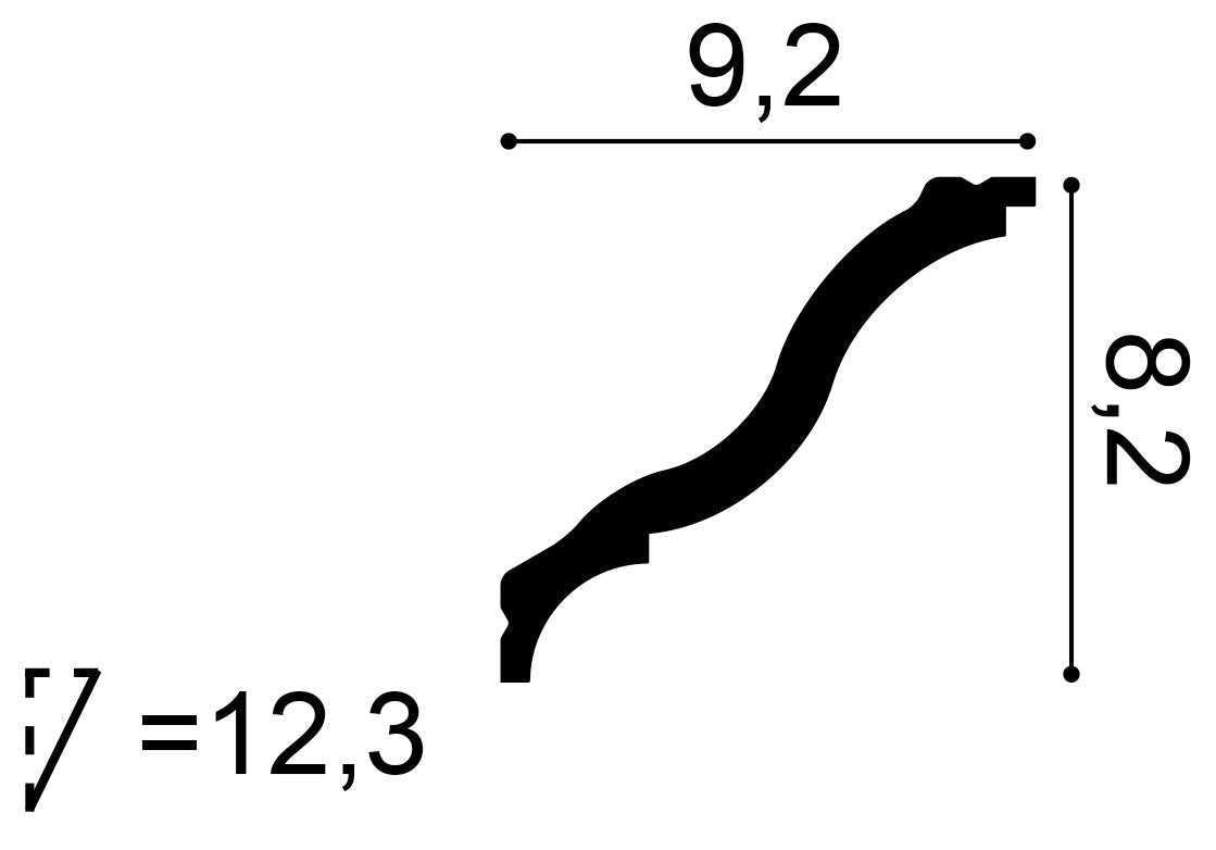 Stuckleiste CB503