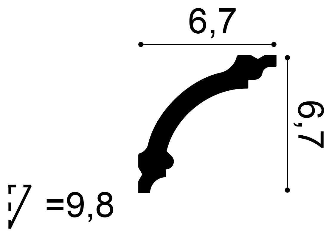 Stuckleiste CB511