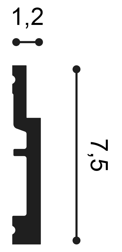 Sockelleiste SX187F